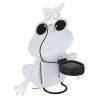 Globo FLAUGI lampe solaire de jardin décorative grenouille à couronne LED pour extérieur