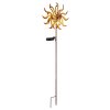 Globo ROSALI lampe solaire de jardin LED tournesol à piquer 3000 Kelvin 6 Watt