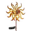 Globo ROSALI lampe solaire de jardin LED tournesol à piquer 3000 Kelvin 6 Watt