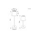 Globo VANNIESO LED lampe solaire de table d’extérieur, lampe d’extérieur moderne