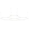 Globo Honeycomb plafonnier LED moderne design hexagonal graphique 11400 lm 4000 K