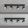 SCHÖNER WOHNEN-Kollektion KULU plafonnier LED barre à 4 spots orientables pour salon