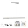 SCHÖNER WOHNEN-Kollektion ADRIANA ROUND LED suspension linéaire, luminaire suspendu 2 flammes, 160 cm, 2700-5000 Kelvin, 2880 Lumen, 24 Watt
