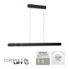 Schöner Wohnen-Kollektion ADRIANA ROUND suspension linéaire LED à 2 feux 160 cm