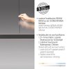 Schöner Wohnen-Kollektion ADRIANA ROUND suspension linéaire LED à 2 feux 160 cm