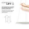 Schöner Wohnen-Kollektion QUILLO suspension LED ronde réglable en hauteur