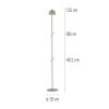 SCHÖNER WOHNEN-Kollektion BELLIS lampadaire LED demi-cercle 126 cm, hauteur réglable