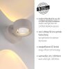 SCHÖNER WOHNEN-Kollektion CHIA applique murale LED éclairage haut et bas moderne