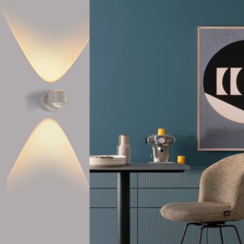 SCHÖNER WOHNEN-Kollektion CHIA applique murale LED éclairage haut et bas moderne