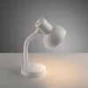 Paul Neuhaus Lampe de bureau FLEXI à col de cygne, réglable, blanche, 2700-5000 Kelvin