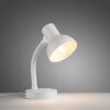 Paul Neuhaus Lampe de bureau FLEXI à col de cygne, réglable, blanche, 2700-5000 Kelvin