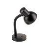 Leuchten Direkt Lampe à poser FLEXI à col flexible orientable, abat-jour noir