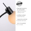 Leuchten Direkt Lampe de bureau LOKI à bras flexible, 3000 Kelvin blanc chaud