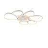 Leuchten Direkt Plafonnier LED PEBBLES, boucles ovales, mémoire, 3000 Kelvin blanc chaud
