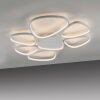 Leuchten Direkt Plafonnier LED PEBBLES, boucles ovales, mémoire, 3000 Kelvin blanc chaud