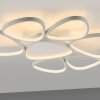 Leuchten Direkt Plafonnier LED PEBBLES, boucles ovales, mémoire, 3000 Kelvin blanc chaud