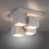 Leuchten Direkt plafonnier géométrique TETRIS, relief décalé, LED 3000 Kelvin blanc chaud