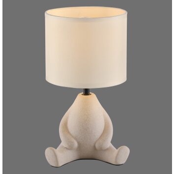 Leuchten Direkt lampe à poser TED, pied sculpté façon animal, 3000 Kelvin blanc chaud