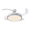 Leuchten Direkt ventilateur de plafond KOPTA LED, blanc réglable 3000-6000 Kelvin