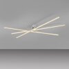 Leuchten Direkt Plafonnier LED SIMON, bras croisés orientables, 3000 Kelvin blanc chaud