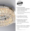 Leuchten Direkt plafonnier LED KULUNKA à facettes, 3000 Kelvin blanc chaud
