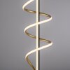Leuchten Direkt lampadaire Emanda moderne à spirale dorée, LED 3000 Kelvin blanc chaud