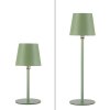 Leuchten Direkt Lampe à poser BOTERIA, LED verte orientable, 3000 Kelvin blanc chaud