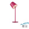 Leuchten Direkt lampe à poser BOTERIA rose, LED 3000 Kelvin, mémoire, abat-jour orientable
