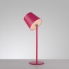 Leuchten Direkt lampe à poser BOTERIA rose, LED 3000 Kelvin, mémoire, abat-jour orientable
