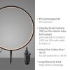 Leuchten Direkt lampe à piquer ZIRKULU, anneau LED, 3000 Kelvin blanc chaud