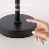 Paul Neuhaus, lampe à poser LED RIKA à variateur tactile avec mémoire, design moderne