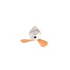 Reality Ventilateur de plafond LED Rena, forme d’avion, blanc, dimmable par télécommande