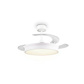 Reality ventilateur Kerava, dimmable par télécommande, blanc réglable 2700-6500 Kelvin