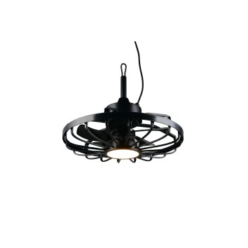Reality Ventilateur LED Oslo dimmable par télécommande, blanc réglable 2700-6500 Kelvin