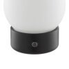 Brilliant LED Lampe à poser Dori, sphère blanche, blanc chaud 2700 Kelvin, variateur inclus