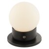 Brilliant LED Lampe à poser Dori, sphère blanche, blanc chaud 2700 Kelvin, variateur inclus