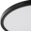 Brilliant, plafonnier LED Galo rond et plat, 3000 Kelvin blanc chaud, pour le couloir