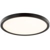 Brilliant, plafonnier LED Galo rond et plat, 3000 Kelvin blanc chaud, pour le couloir