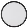 Brilliant, plafonnier LED Galo rond et plat, 3000 Kelvin blanc chaud, pour le couloir