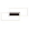 Brilliant Plafonnier rectangulaire LED Jorvic, 3 000 Kelvin blanc chaud