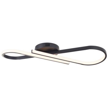 Brilliant Plafonnier LED Hinton moderne en boucle, 3000 Kelvin blanc chaud