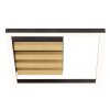 Brilliant plafonnier LED Calma, lumière blanc chaud 3000 Kelvin, dimmable par paliers