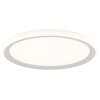 Brilliant Plafonnier LED Carloz rond et plat, avec mémoire, 3000 Kelvin blanc chaud