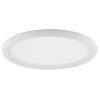 Brilliant Plafonnier LED Carloz rond et plat, avec mémoire, 3000 Kelvin blanc chaud