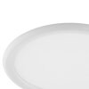 Brilliant Plafonnier LED Carloz rond et plat, avec mémoire, 3000 Kelvin blanc chaud