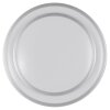 Brilliant plafonnier rond LED Luciano, blanc, neutre 4 000 Kelvin, reliefs concentriques