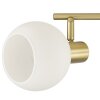 Brilliant Spot de plafond Cony, style campagne, avec 2 abat-jour blancs et têtes orientables