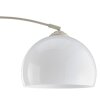 Brilliant Leuchten, lampadaire arqué Vessa moderne, beige et orientable