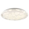 Brilliant Plafonnier LED Marenga rond, à motif irrégulier, blanc réglable 2700-4000 Kelvin