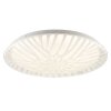 Brilliant plafonnier LED rond et plat Oscara, blanc réglable 2700-4000 Kelvin